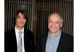 с Валентином Гафтом   /Советский и российский актёр театра и кино. Народный артист РСФСР/