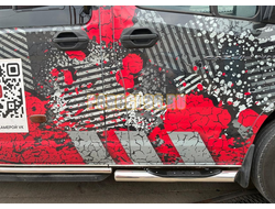 Пороги труба с проступью Папа Тюнинг d76 для ГАЗель Next NN 2021-