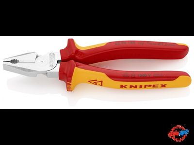 Комбинированные плоскогубцы особой мощности KNIPEX  KN-0206180 180 мм