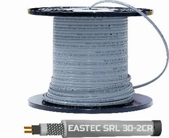 EASTEC SRL 30-2 CR , M=30W (200м/рул.), греющий кабель в оплетке