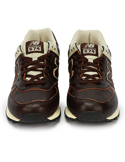 New Balance 574 Classic Brown White женские