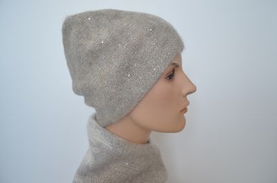 Вицио Италия шапка бежевая