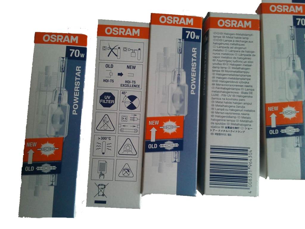 Металлогалогенные лампы - Металлогалогенная лампа Osram PowerStar  Excellence HQI TS 70w/NDL RX7s