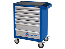 Тележка инструментальная, 7 выдвижных ящиков, "ОПТИМА", синяя МАСТАК 521-07581MB