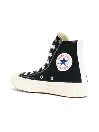 Черные высокие Converse Play Comme des garcons купить в москве