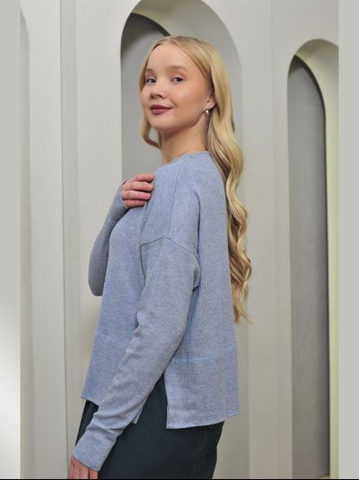Джемпер 660-0424 голубой