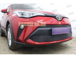 Защита радиатора для Toyota C-HR 2019- black верх