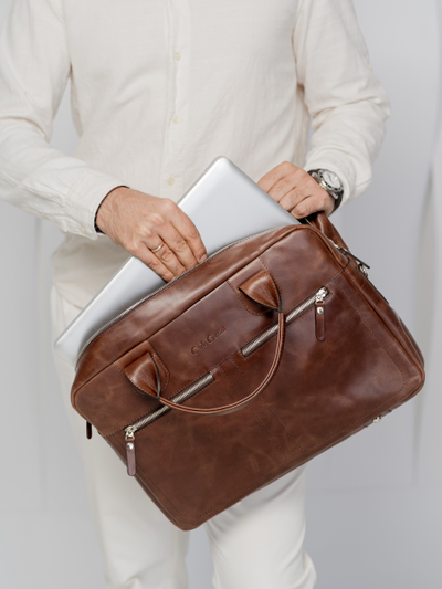 Сумка для ноутбука Fratello brown (арт. 1014-02)