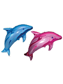 Шар фольгированный "Дельфин" большой