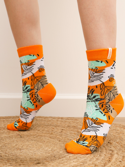 НОСКИ ПРИЯТНО "РЫЖИЕ ЛИСТЬЯ"