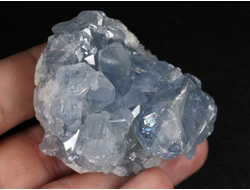 Целестин голубой, друза кристаллов, Мадагаскар (53*42*34 мм, 142 г) №37787