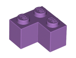 Brick 2 x 2 Corner, Medium Lavender (2357 / 6107187 / 6310201)