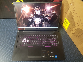 ASUS TUF GAMING F17 FX706HEB-HX128T ( 17.3 FHD IPS 144Hz I5-11400H RTX3050TI(4GB) 8GB 512SSD )