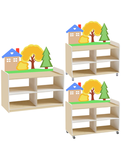 ТУМБА ДЛЯ ИГРУШЕК И ПОСОБИЙ 20 ОДНОСТОРОННЯЯ