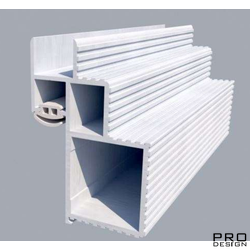 Алюминиевый короб для скрытых дверей Pro Design RAL 9003