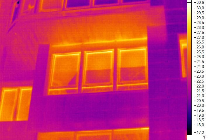 Проведение тепловизионного обследования квартиры в жилом доме