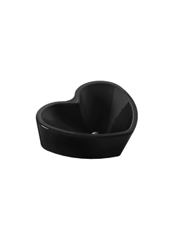 Умывальник накладная раковина Sanita luxe LOVE IS белый красный черный LOVSLWB03