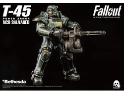 Выживший в силовой броне Т-45 НКР (Fallout) - ФИГУРКА 1/6 Fallout T-45 NCR Salvaged Power Armor (3Z0177) - Threezero