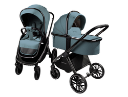 Коляска 2в1 AmaroBaby Motus V2 Бирюзовый (2025)