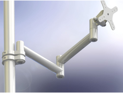 Кронштейн DS-40-2 Провода частично снаружи.