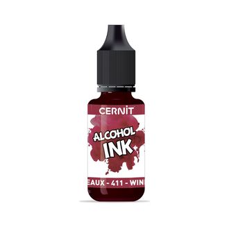 алкогольные чернила Cernit alcohol ink, цвет-wine red 411 (красное вино), объем-20 мл