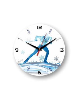 Часы настенные «Лыжи"