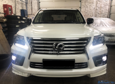 Рестайлинг Lexus LX570/LX450D из 2007-2011 в 2012-2015 25th Anniversary