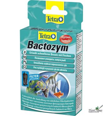 Tetra Bactozym 10 капсул - средство для биоактивации фильтра