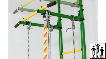 Домашний спортивный комплекс ROMANA пристенный с регулировкой зеленый