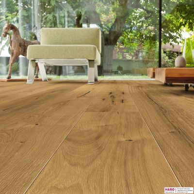 Паркетная доска Haro Дуб Алабама Браш 529587 1-пол масло