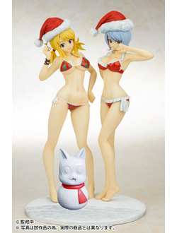 Фигурки 1/7 Люси Хартфилия и Юкино Агрия (Lucy Heartfilia и Yukino Aguria Christmas Limited Set)