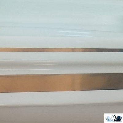 Унитаз Creavit Antik Gold AN360.001A0 напольный приставной, в комплекте с бачком AN410.A00, с золотой лентой