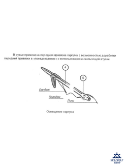 Ружье пневматическое подводное "Оса 400"