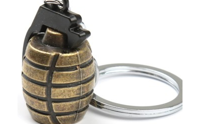 Брелок «ГРАНАТА», металл БРОНЗА