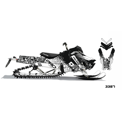 Наклейки на снегоход  Polaris Axys 2016 2017 2018 2019 #3357