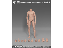 Модульное тело с шеей (светлое) - 1/6 muscle body style (MH2405C) - MAHA studio