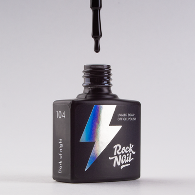 Гель-лак RockNail Basic 104 Dark Of Night 10 мл