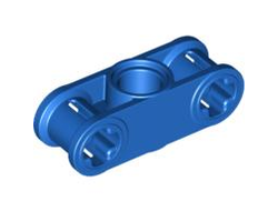 Technic, Axle and Pin Connector Perpendicular 3L with Center Pin Hole, Blue (32184 / 4128599)