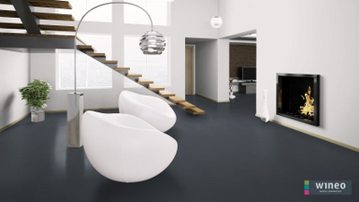 Ламинат Wineo Траффик Глянцевый LA072CH-1 в интерьере