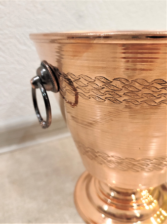 Медное ведро для шампанского. Кашпо.  Аll-Copper Россия арт.359