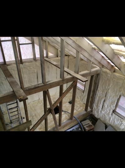 Утепление каркасного дома пенополиуретаном