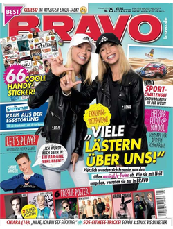 Bravo Magazine Issue 25 2016 Lisa, Lena, Mike Singer, Zara Larsson, Gigi Haddit, New District Inside