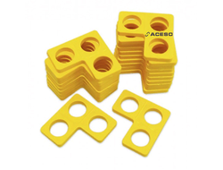 Нумикон. Набор из 20 пластиковых форм - «Тройки»