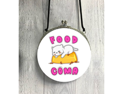 Сумка круглая Котики №5