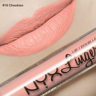 Жидкая матовая помада NYX Lip Lingerie 16 Cheekies