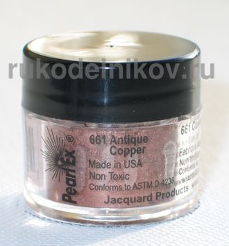 Pearl Ex, antigue copper 661, вес-3 гр.