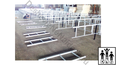 Помост для борцовских ковров. Производство