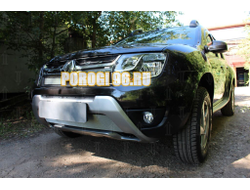 Защита радиатора Renault Duster 2015- chrome верх