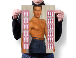 Календарь настенный Jean-Claude Van Damme, Жан-Клод Ван Дамм №2