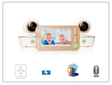Ramili Baby RV1300X2 Видеоняня с двумя моторизованными камерами и монитором 4,2&quot;, с DVR